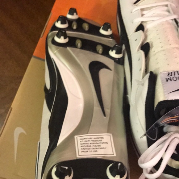 Nike air zoom blade II D Football cleats white black new in box men\'s 310936 101 main image 8